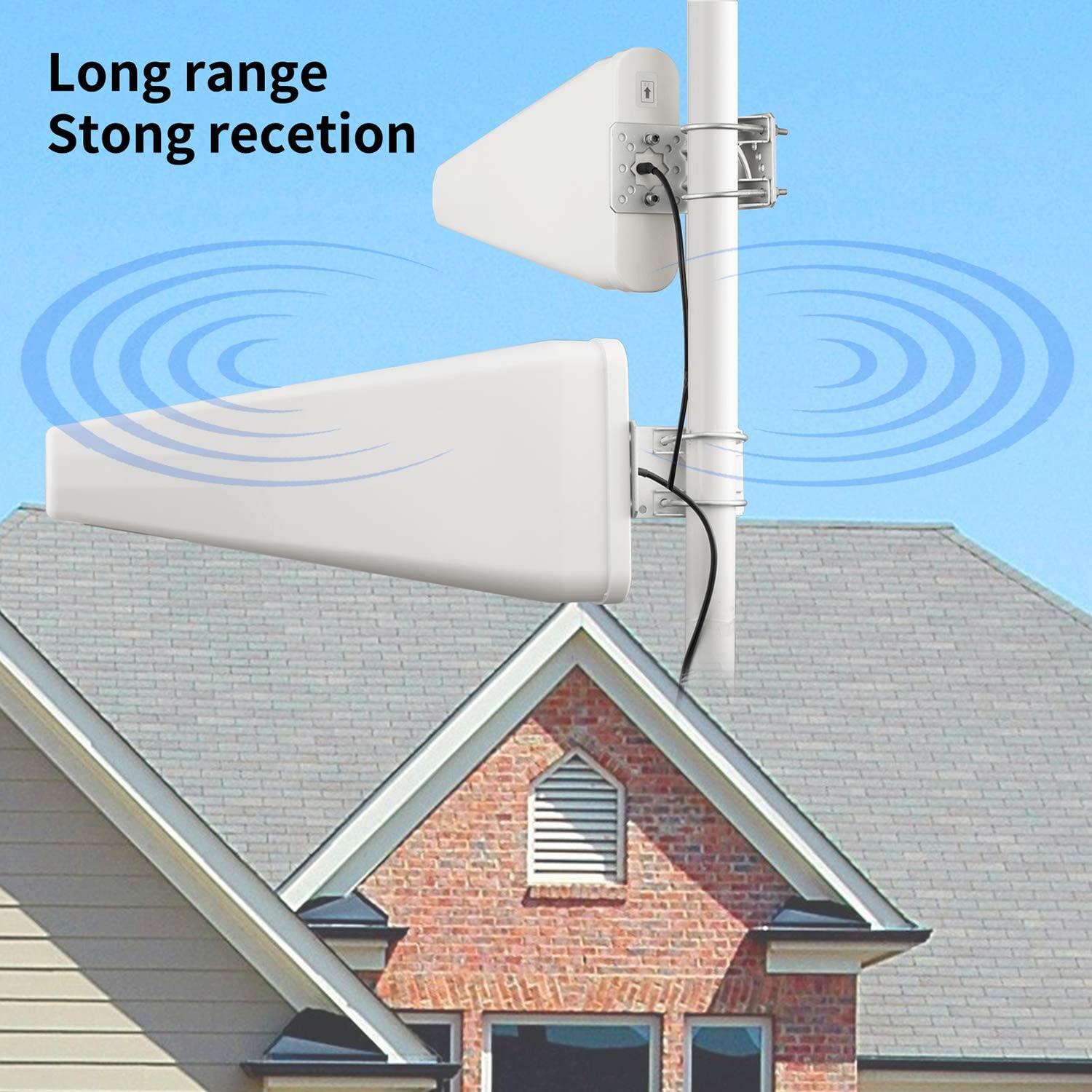 LPDA Outdoor 4G LTE 4G Router Antenna with 5M Coaxial Cable Support 2G 3G 4G Network