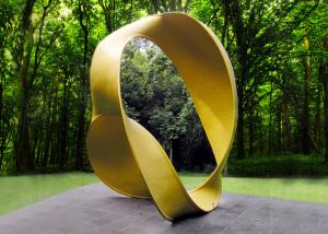 China Park Creation Design Painted Metal Sculpture For Outdoor Garden Decoration wholesale