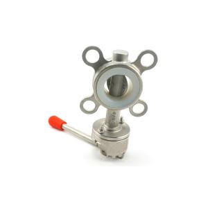 China Stainless Steel Sanitary Butterfly Valve Dn40 Food Grade Valve wholesale