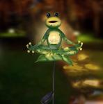 11.4 Inch 0.06W Solar Powered Frog Garden Lights