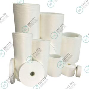 China Microfiber Reel Dust Free Wiping Cloth Cover Board Wipe Machine Roll Cloth 25*50M wholesale