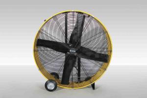 China Big Air Flow Industrial Drum Fans 120W Stainless Steel Floor Fan 120W For Home wholesale