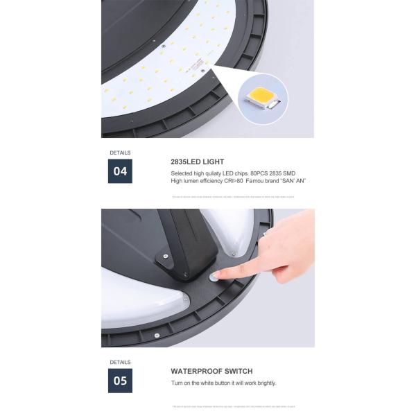 Hot Sell Decorative Gate Pillar Light Power Item Lighting Outdoor LED Solar Garden Light