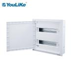 ABS White Door Flush Mount Distribution Box 32Way For MCB Indoor