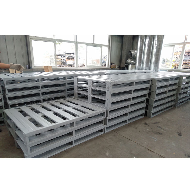 Material Handling reinforced Metal Steel Pallet Heavy Duty Half Spread 2T