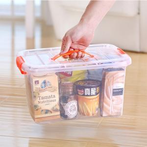 China 12L 18L 24L Clear Plastic Storage Bins Transparent Plastic Container Box wholesale
