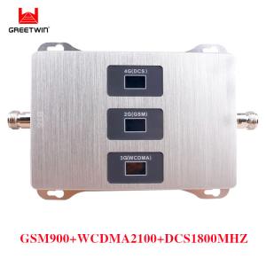 China SGS Tri Band Gsm Signal Booster 17dBm 1800MHz Extended wholesale