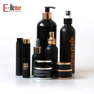 China Recycable Custom 300ml Aluminum Cosmetic Bottles Screw Thread wholesale