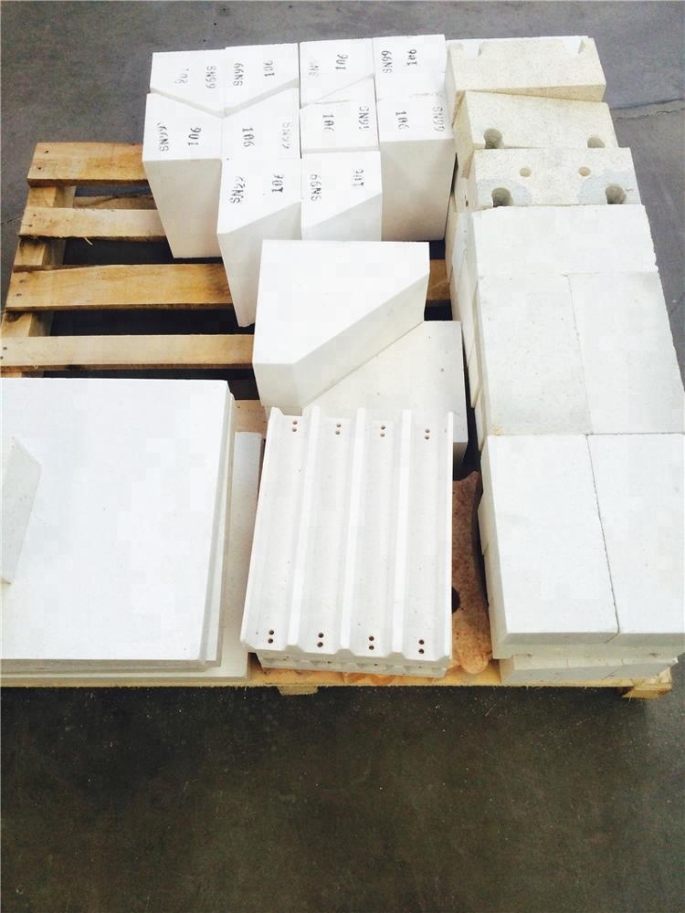Electrocast Refractory Bricks Made from Pure Alumina and Zircon Sand for Glass Kiln