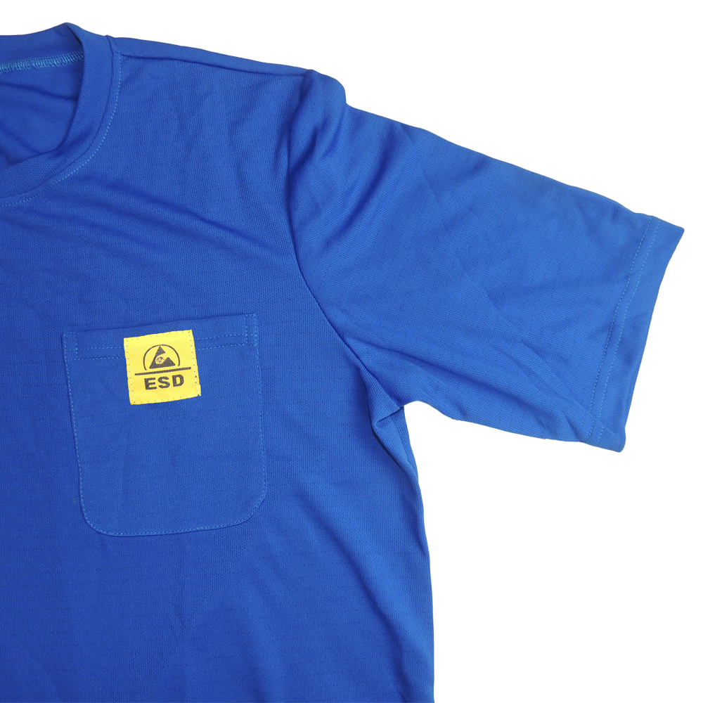 EPA Lab EN 61340 10E8 Ohm 150 G Blue ESD Smock