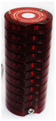 digital high quality wireless guest queue number calling service coaster pager system for fast food restaurant