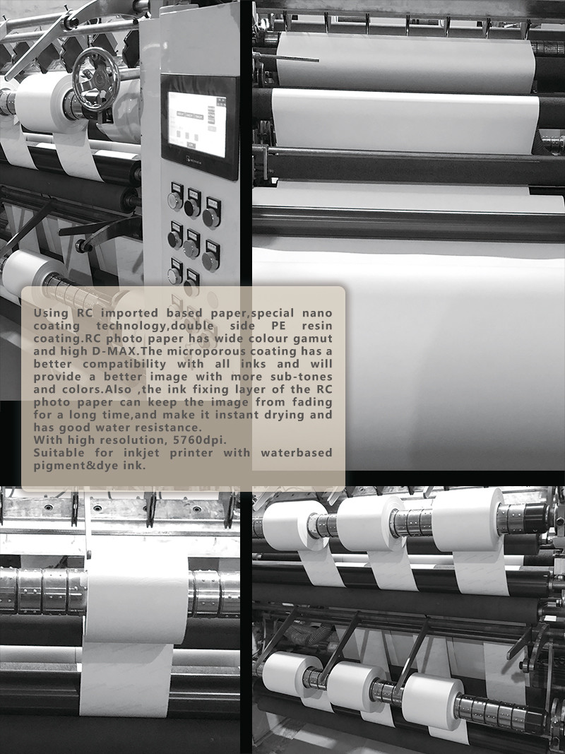 8" High Definition Minilab Photo Paper For FujiFilm Frontier 0.152*65m