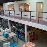 5000kg Storage Mezzanine Platforms Prefab Steel Mezzanine For Shop