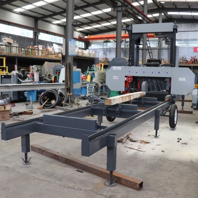 Portable Wood Cutting Band Saw Sawmill Horizontal Wood Band Saw Machine For Wood Working Band Saw For Cutting Wood