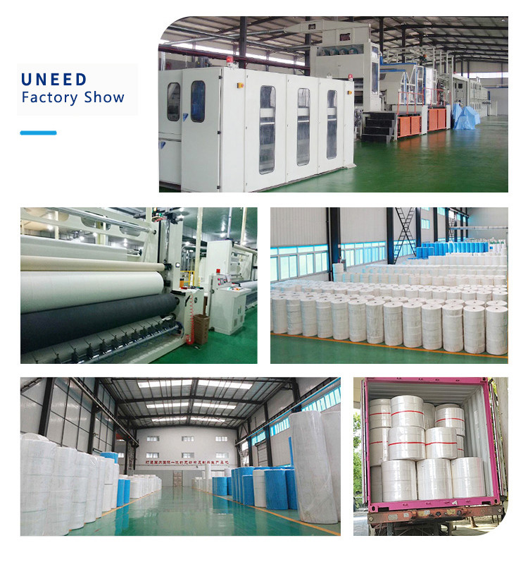 Eco Friendly Blue Polypropylene PP Spunbond Non Woven Fabric For Surgical Gown