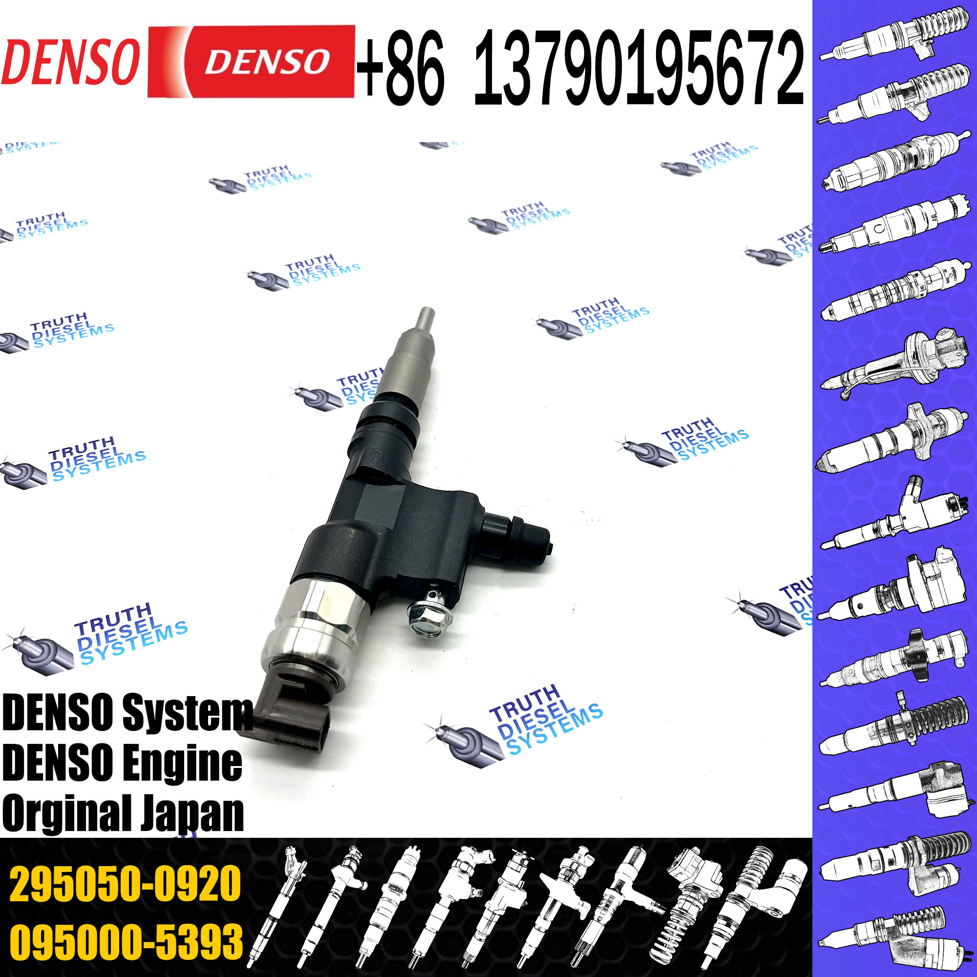 Diesel Fuel Injector 295050-0240 Common Rail Injection Nozzle 295050-0920 For Diesel Engine