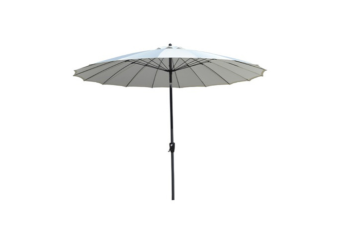 Aluminium Outdoor Sun Umbrella , Waterproof Fiberglass Patio Umbrella
