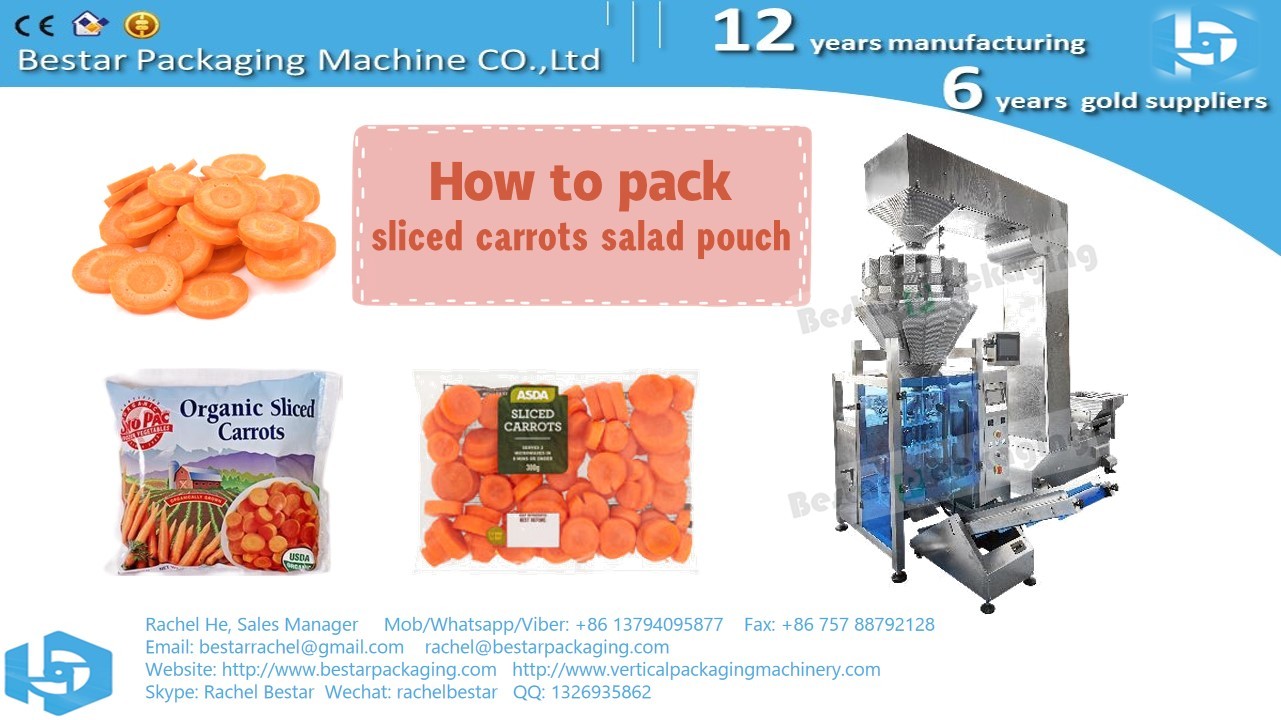 How to pack sliced cucumbers salad pouch