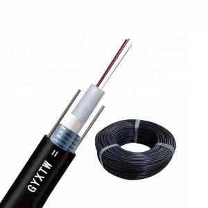 China Black PE Outer Sheath LSZH 8/12/24 Core Armoured Ourdoor Fiber Optic Cable (GYXTW) wholesale