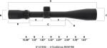 Lightweight 4-12x40mm Hunting Rifle Scope Solid Construction Tracking Prey