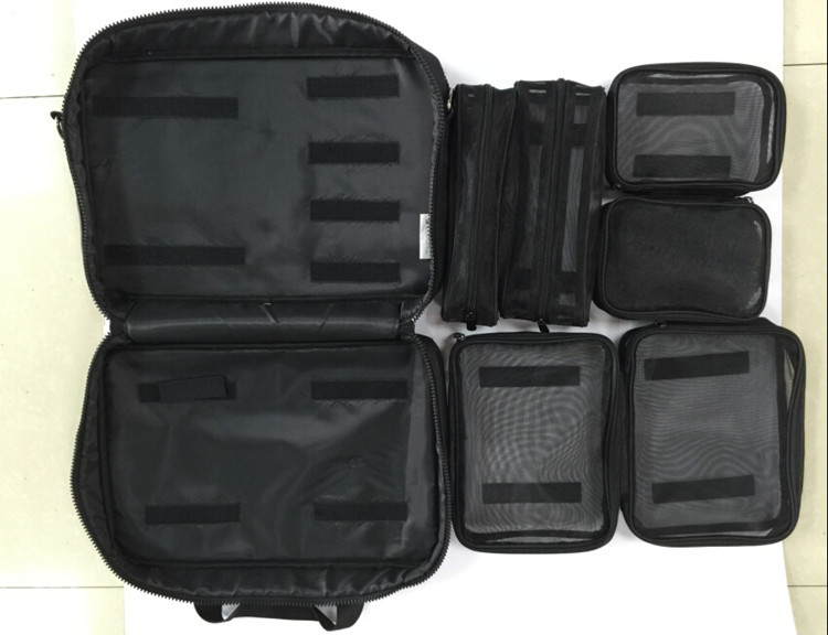 Factory direct laptop briefcase laptop bag travel makeup bag with handle and shoulder strap