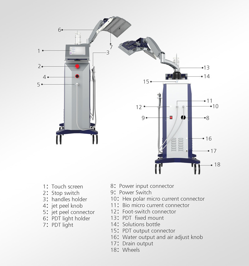 Salon Or Home Use Photodynamic Therapy Machine For Skin Rejuvenation Painless