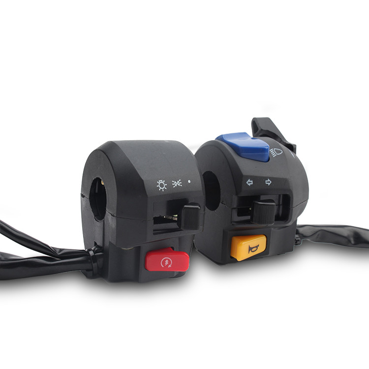Motorcycle Switch Assembly Switch Back Motorcycle Switch On Off Handlebar base combination Applicable to HJ152-8