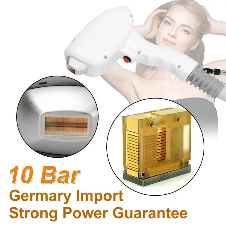 Factory Price Portable Hair Removal Diode Laser 808nm 755 808 1064nm 3 Wavelengths Hair Removal Machine