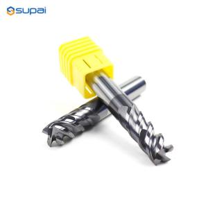 China 1/2 In Square End Mill 4 Flutes Cutting Tool wholesale
