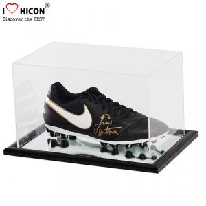China Dustproof Custom Clear Acrylic Football Sneaker Shoes Display Case wholesale