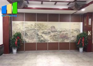 China Banquet Hall Screen Fireproof Sliding Movable Acoustic Partition Walls wholesale