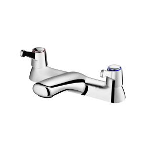 China Contemporary Two Handle Faucet 228mm Length Centerset Bathroom Faucet wholesale