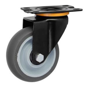 China Plastic Wheel Bulk Production 70mm Sensitive Brake Casters with Maximum Load of 130kg wholesale