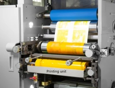High Speed Flexo Label Printer for Paper Film Stickers with UV Varnish Laminating,1-8 Color Flexo Label Printing Machine