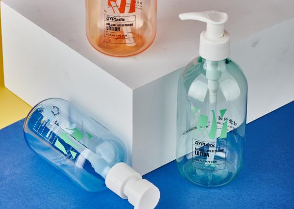 130ml 200ml Hair Conditioner Shampoo Plastic Bottle With Lotion Pump PCR PET