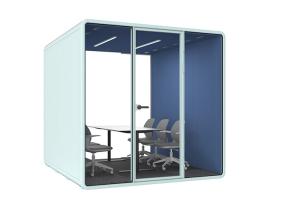 China New Office Building Materials Removable Office Pods Six-seater Business Conference Room Sleep Cabin wholesale