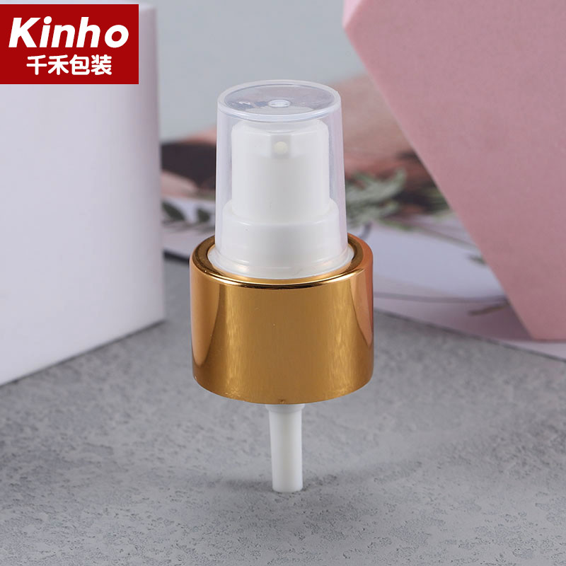 Screw Cosmetic Treatment Pumps 0.2ml 24/410 Cream Double Wall Closure Half Round Domed Cap