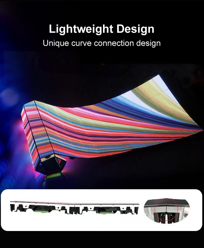 Rental Led Display Screen Church Stage Backdrop LED Video Wall P3.91 P4.81 For Custom Rental Indoor / Outdoor