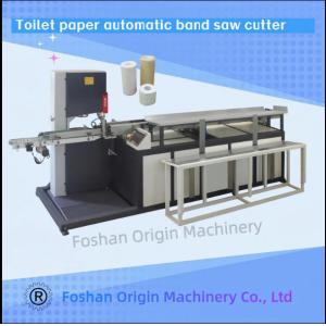 China Toilet Paper Kitchen Towel Automatic Band Saw Cutting Machine wholesale