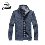 Autumn Thicken Plus Polyester Black Thick Velvet Sweater Utility Male Clothing