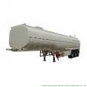 Aluminum Tri Axle Tank Semi Trailer For Diesel Oil , Gasoline , Kerosene Transport 47-50Ton for sale