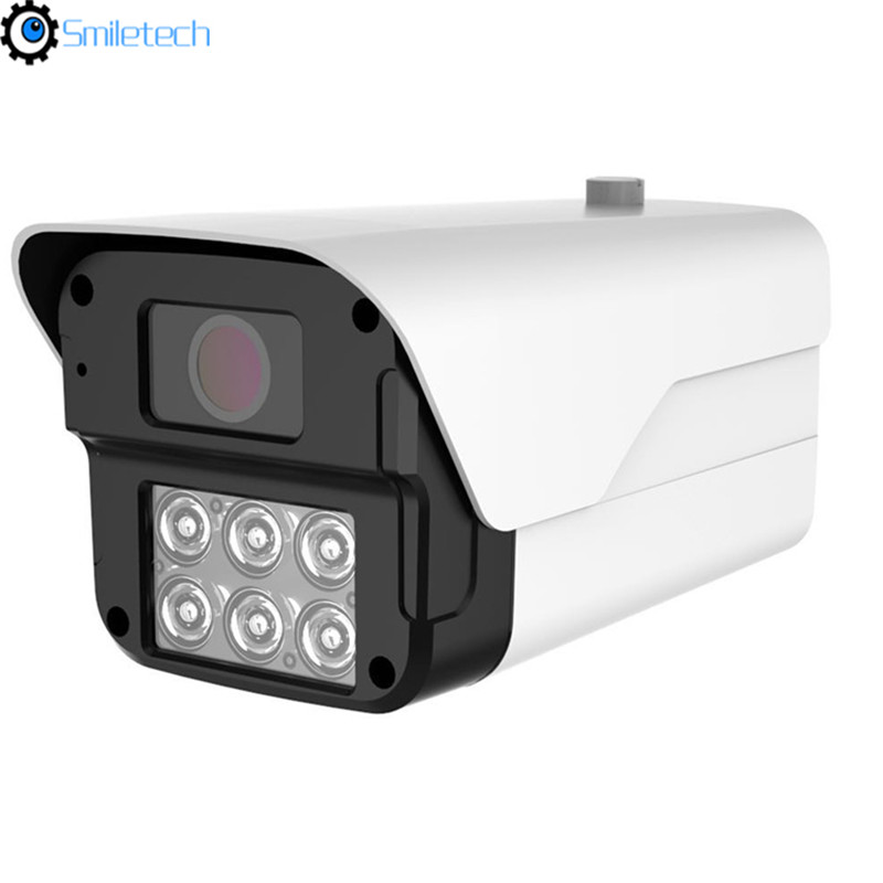 H.265 full color night vision POE 5.0MP 30m IR IP bullet humanoid detection alarm network security surveillance camera