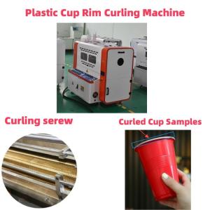 China Fully automatic Plastic cup rim curling machine wholesale