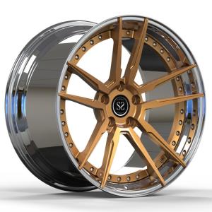 China 20inch 2 Piece Forged Wheels Rims Staggered For BMW M4 F82 Concave wholesale