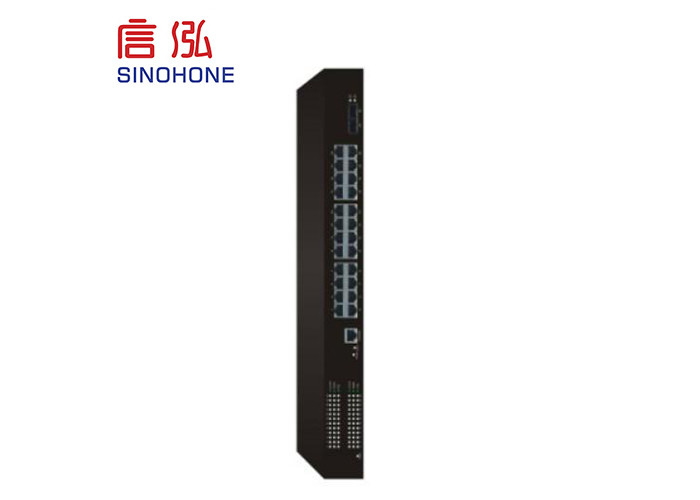 Enhanced Intelligent Fiber Optic Network Switch Energy Saving 370W 96 Mpps