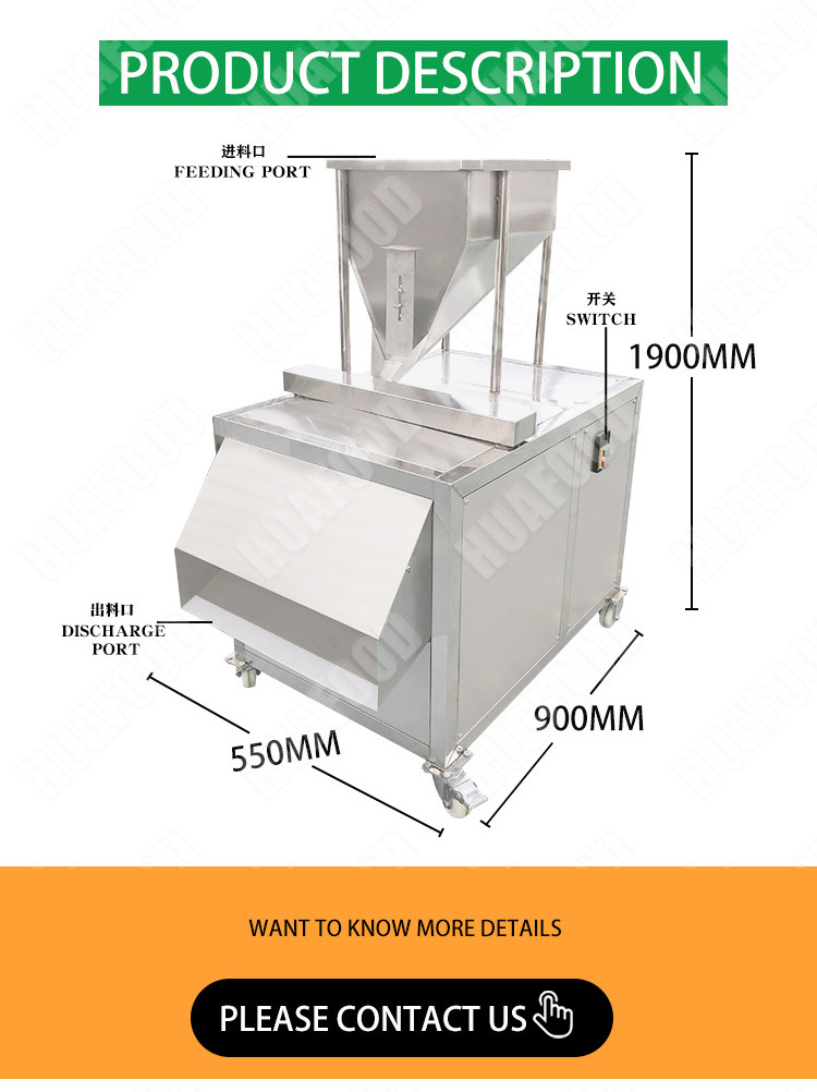 304 Stainless Steel Multifunction Vegetable Cutting Machine Automatic Cashew Nut Slicer