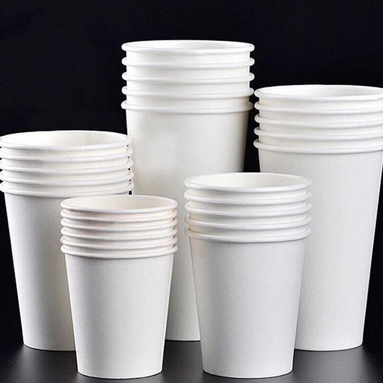 7oz Single WallLogo-Ready Disposable Paper Coffee Cups With Lids