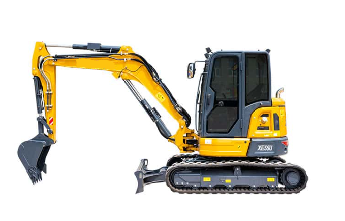 XE55U Excavator 130L Hydraulic Oil Tank 860L Water Tank For Smooth Performance