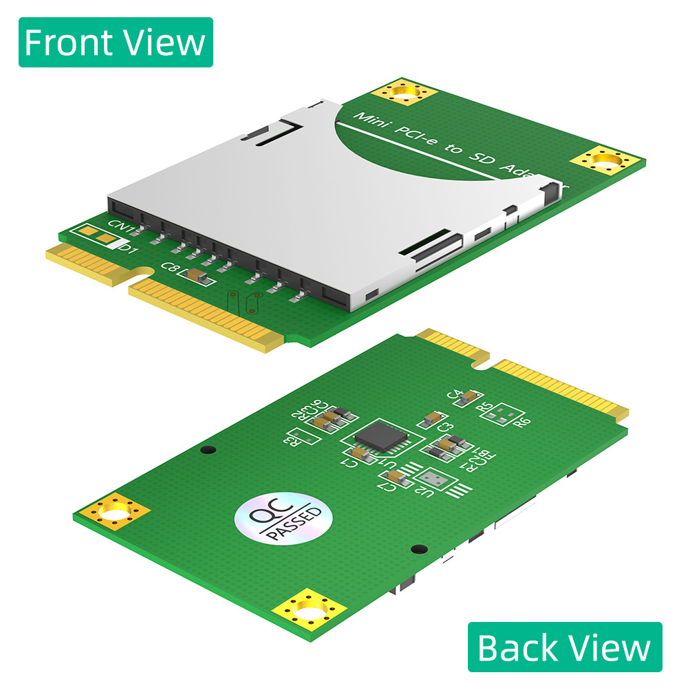 Compact MiniCard Adapter for SD Card Easy to and Mini PCI-e to SD card conversion Install