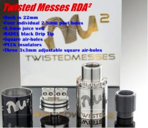 China 2016 newest twisted messes v2 wholesale